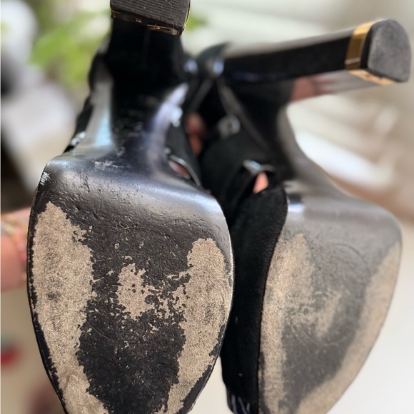 Tory Burch Black High Heel Ankle Boots - Picture 4 of 5